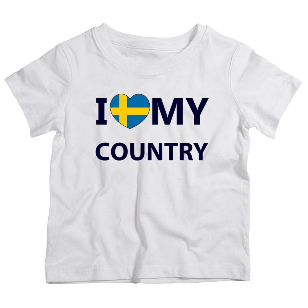 Twinkle Hands - I Love My Country Sweden T-Shirt