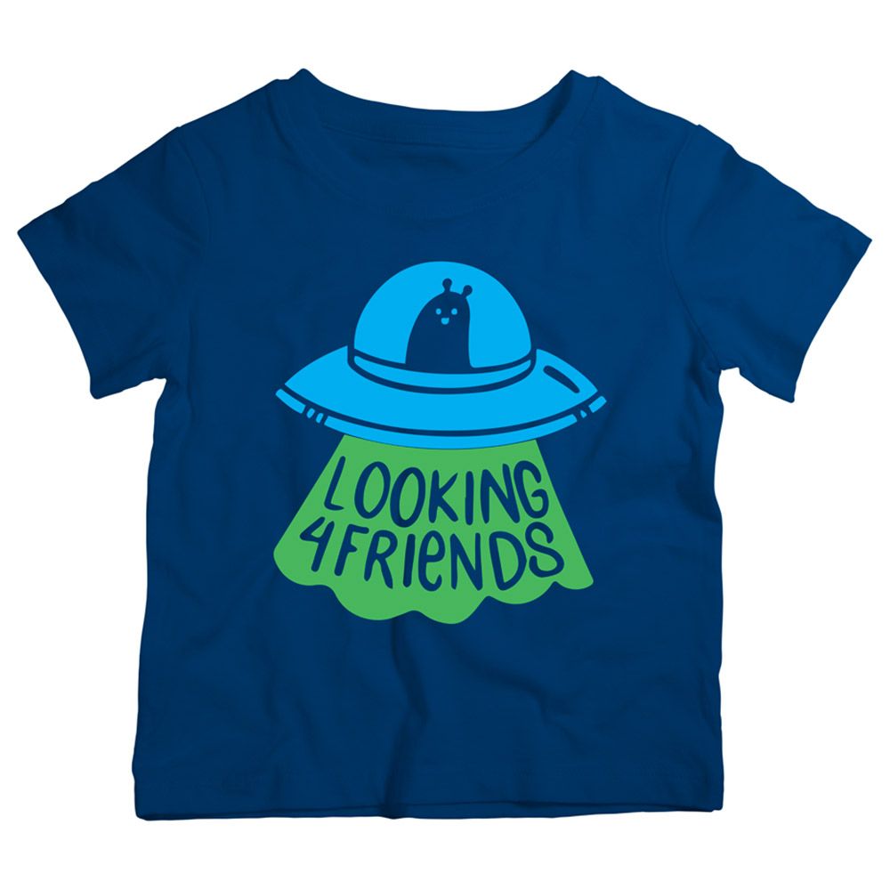 Twinkle Hands - Looking For Friends Space T-Shirt - Blue