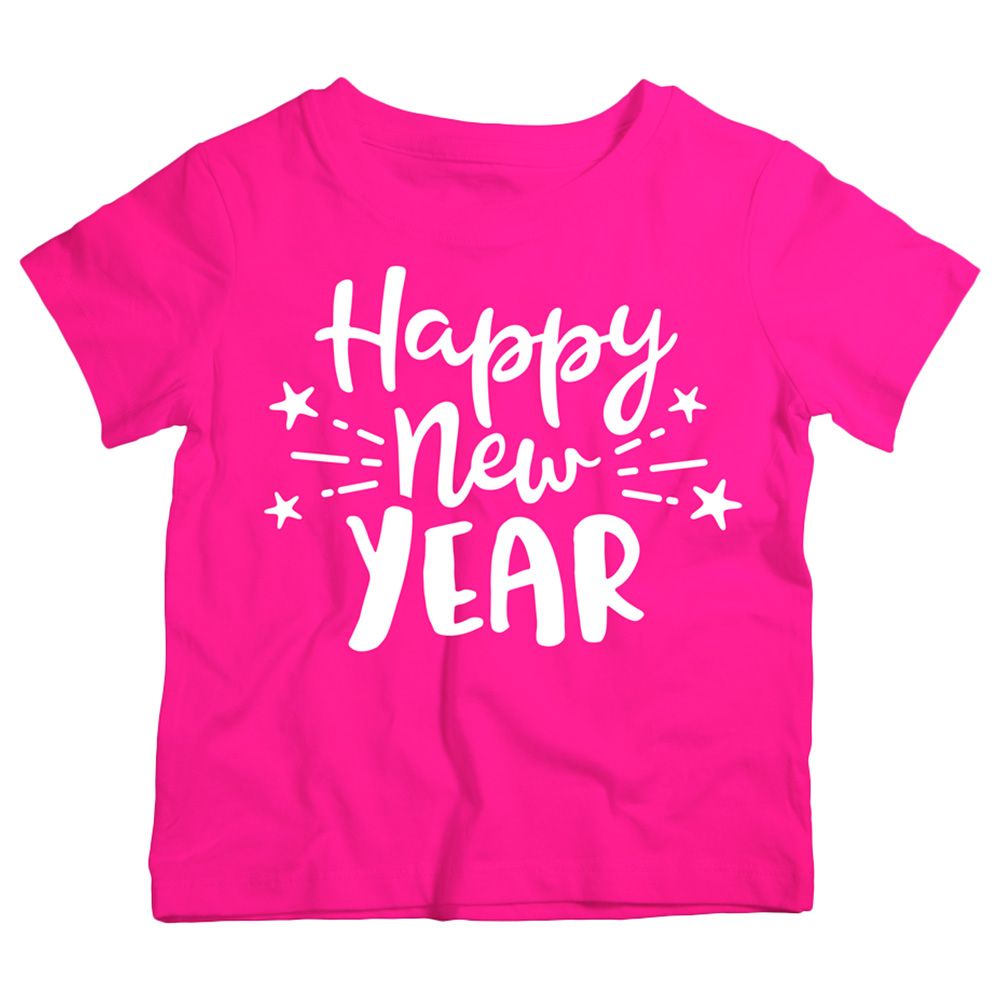 Twinkle Hands - Happy New Year T-Shirt - Pink