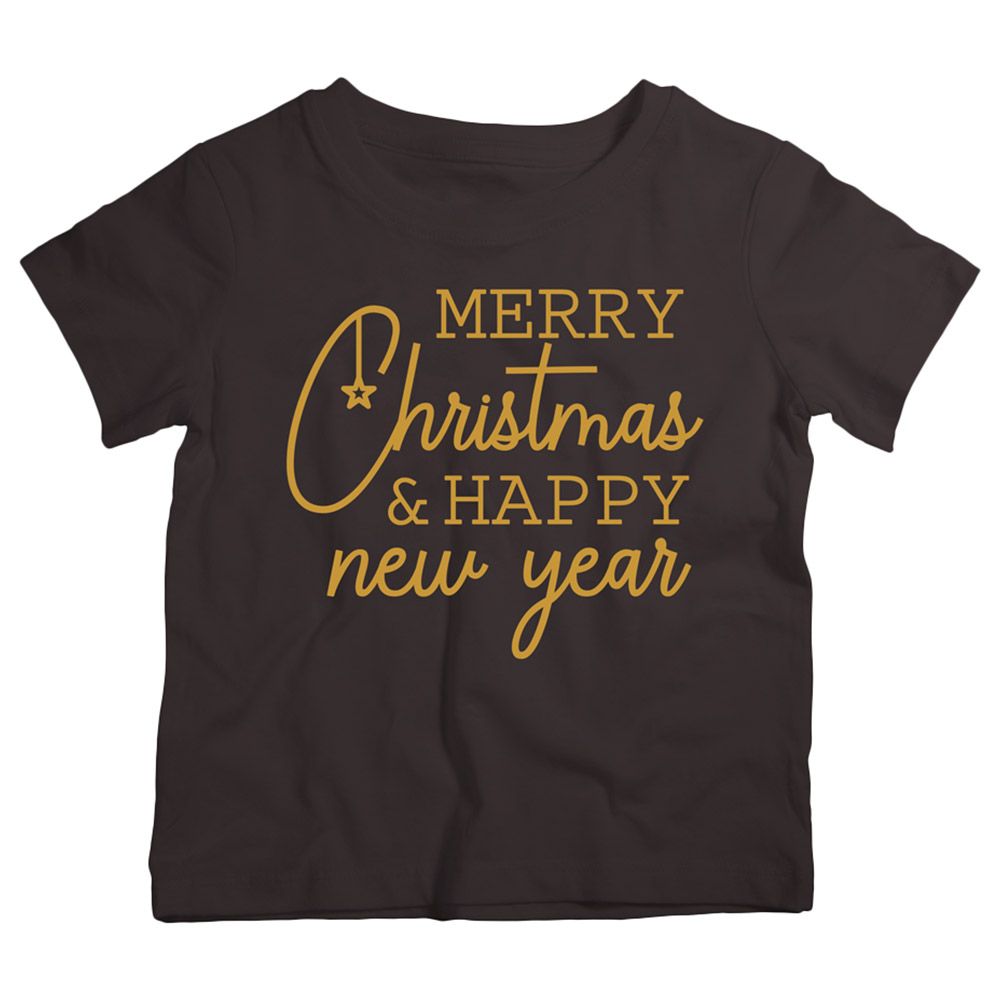 Twinkle Hands - Merry Xmas & Happy New Year T-Shirt - Black