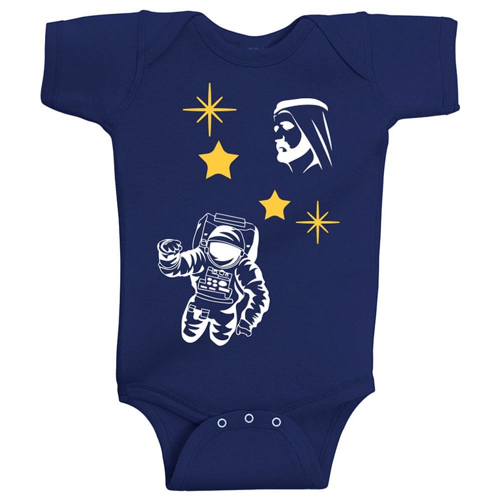 Twinkle Hands - UAE's Space Dream Baby Onesie - Blue