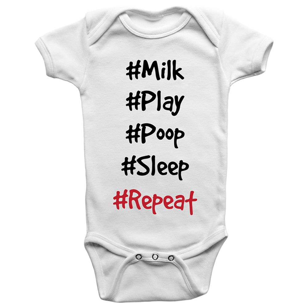 Limited Edition - Milk Play Poop Sleep Repeat Onesie