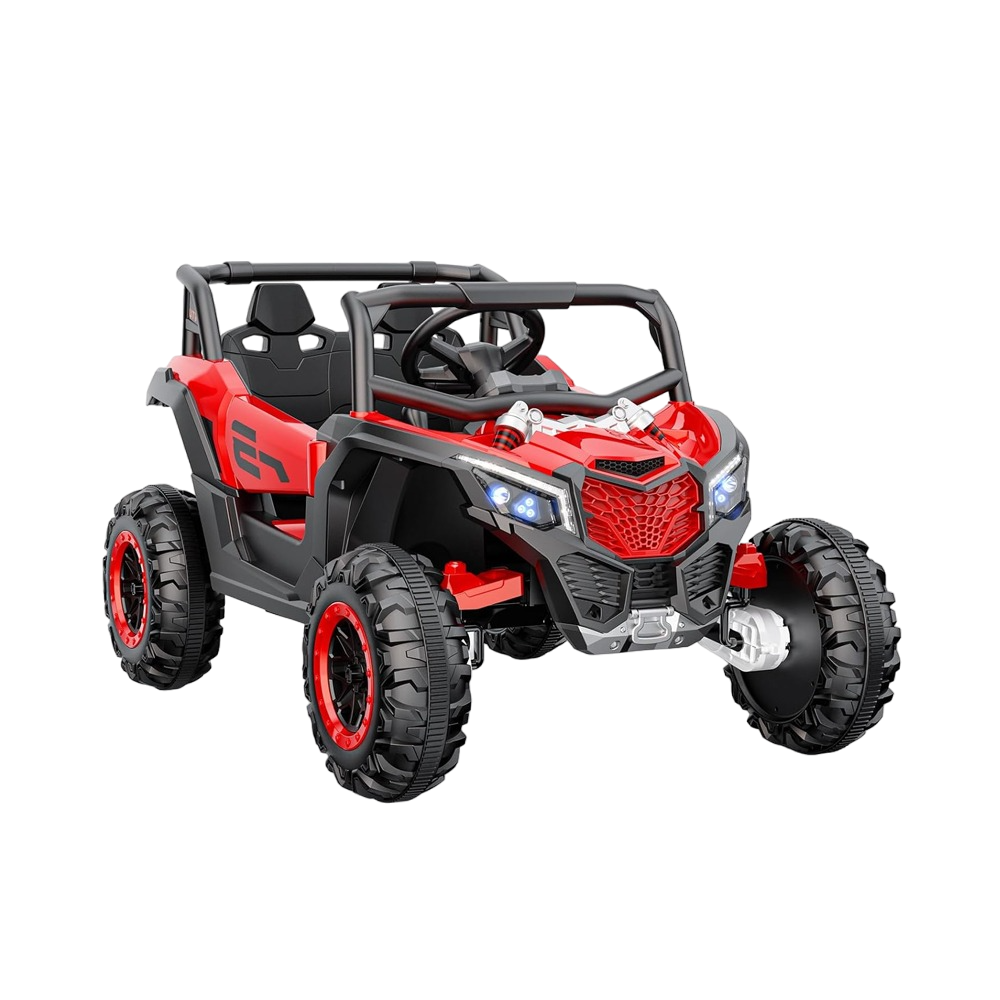 Megastar - 4X4 Midnight Ranger Electric Ride On Mid SUV - Red - 12V