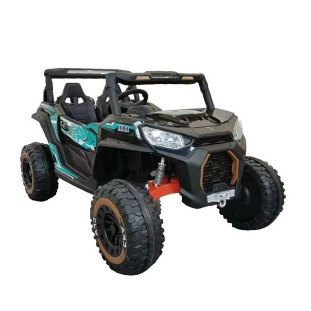 Megastar - 4X4 Midnight Ranger Electric Ride On XL SUV - Black - 12V