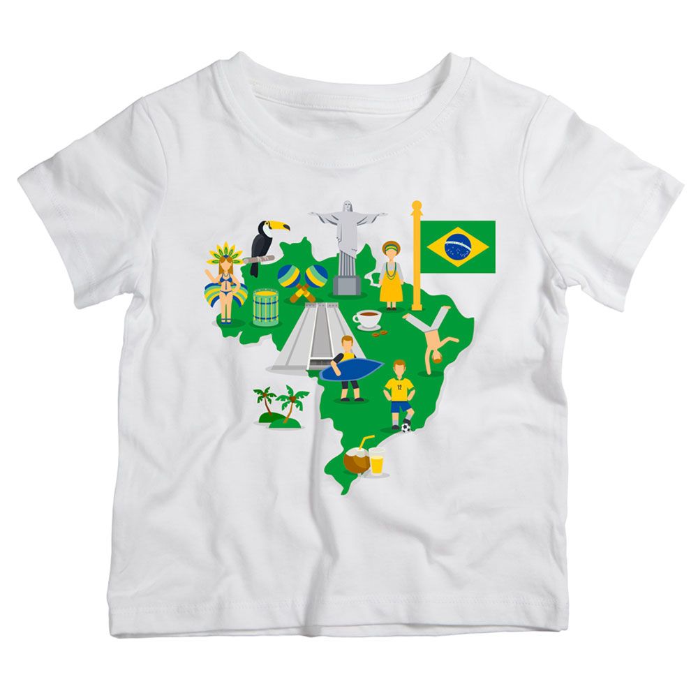 Twinkle Hands - Brazil T-Shirt - White