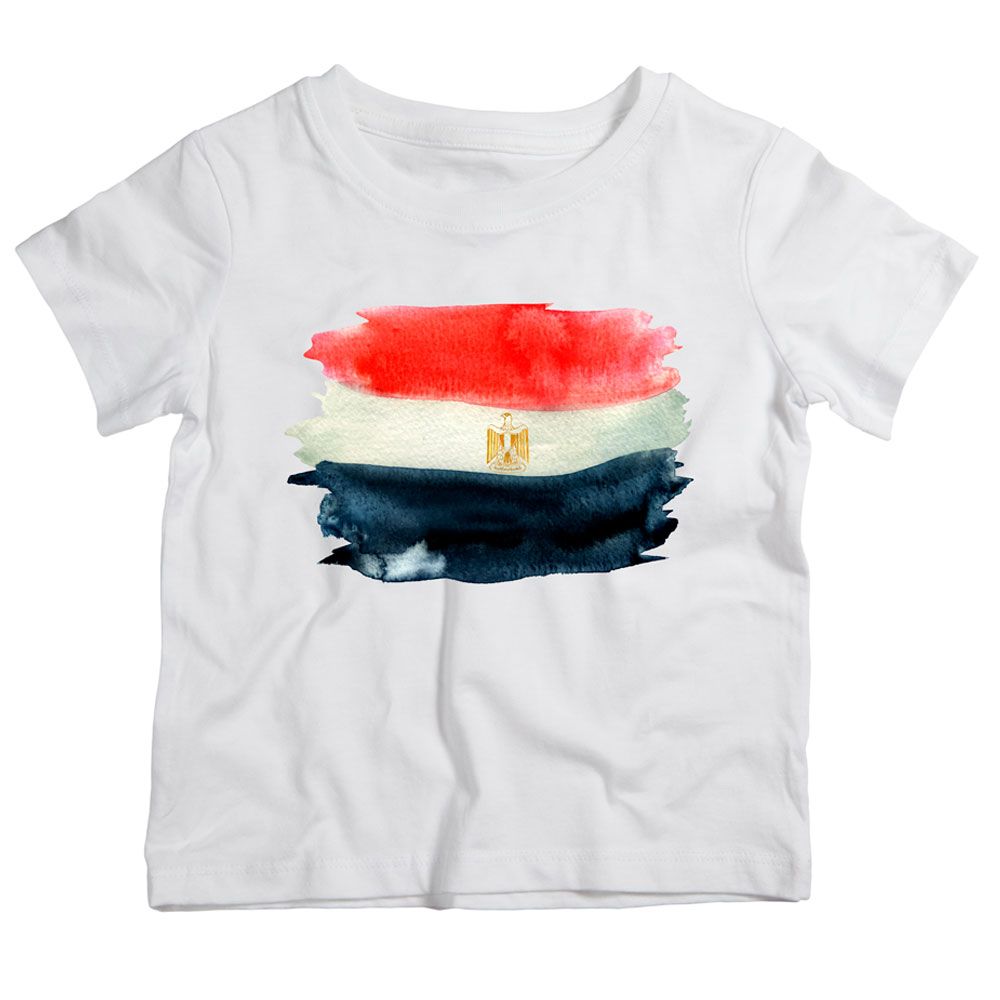 Twinkle Hands - Egypt Flag T-Shirt - White