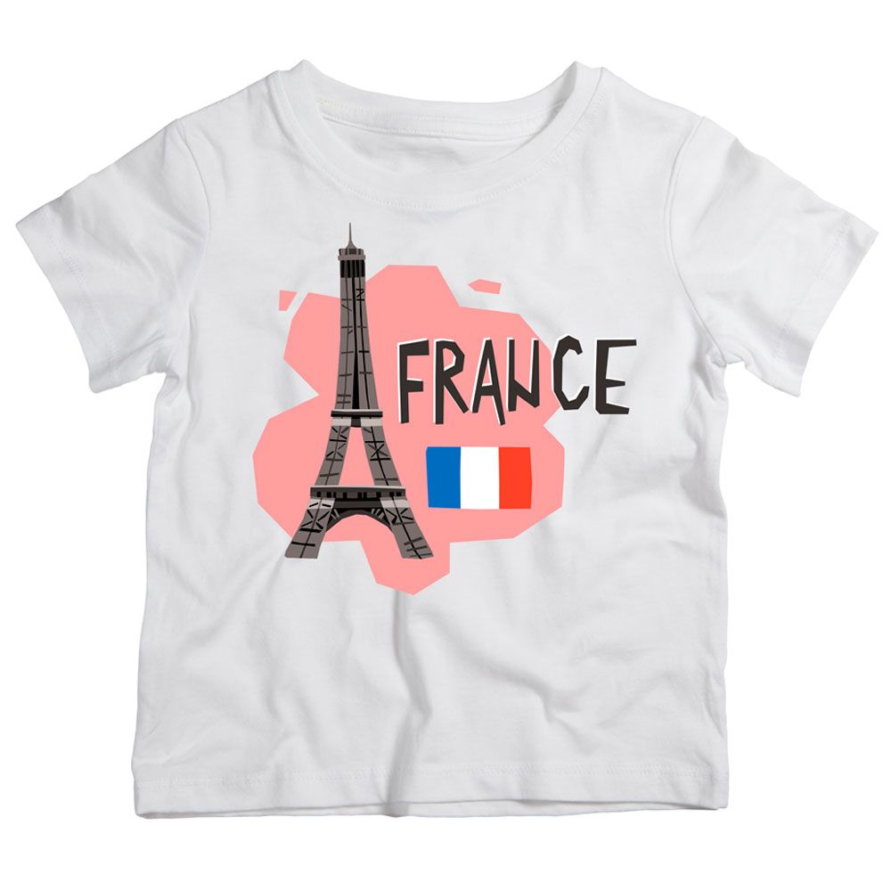 Twinkle Hands - France T-Shirt - White