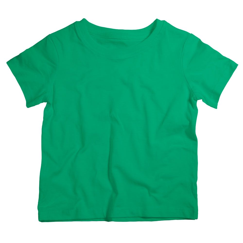 Twinkle Hands - Basic Cotton T-Shirt - Green