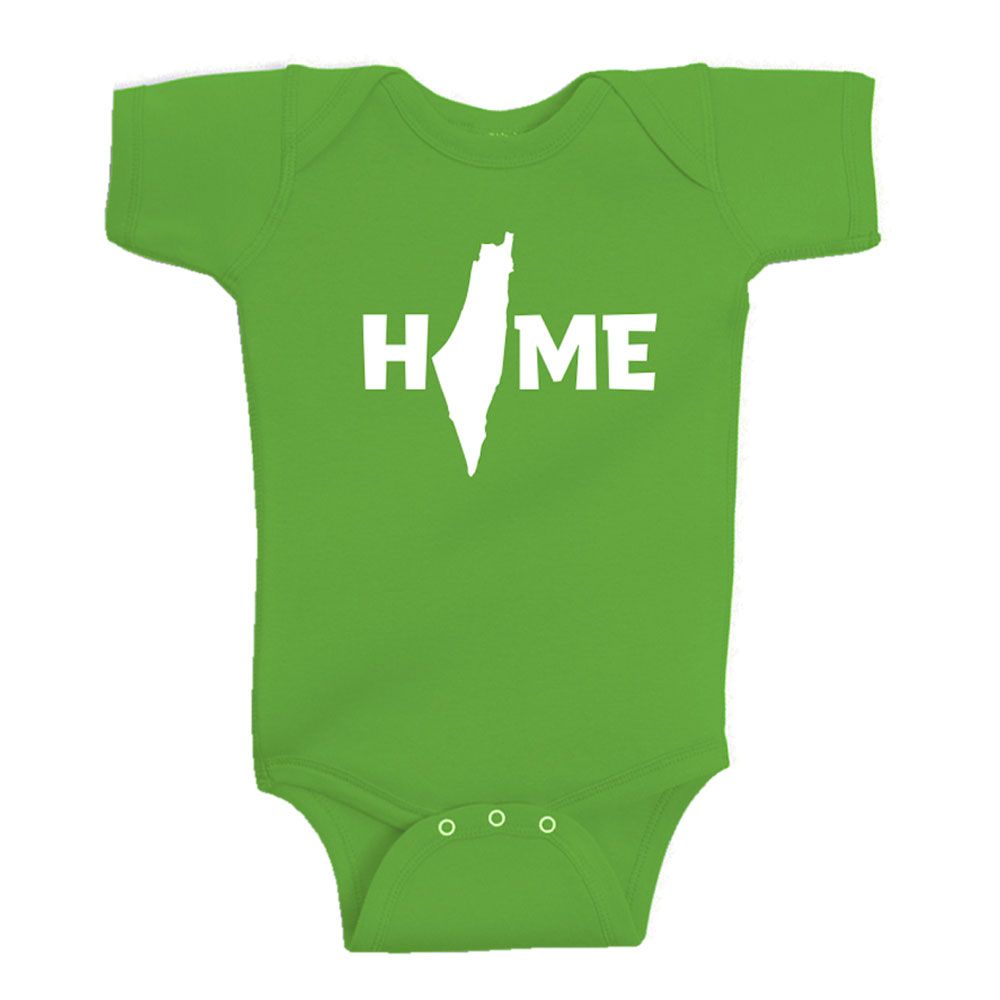 Twinkle Hands - Palestine Home Baby Onesie - Green