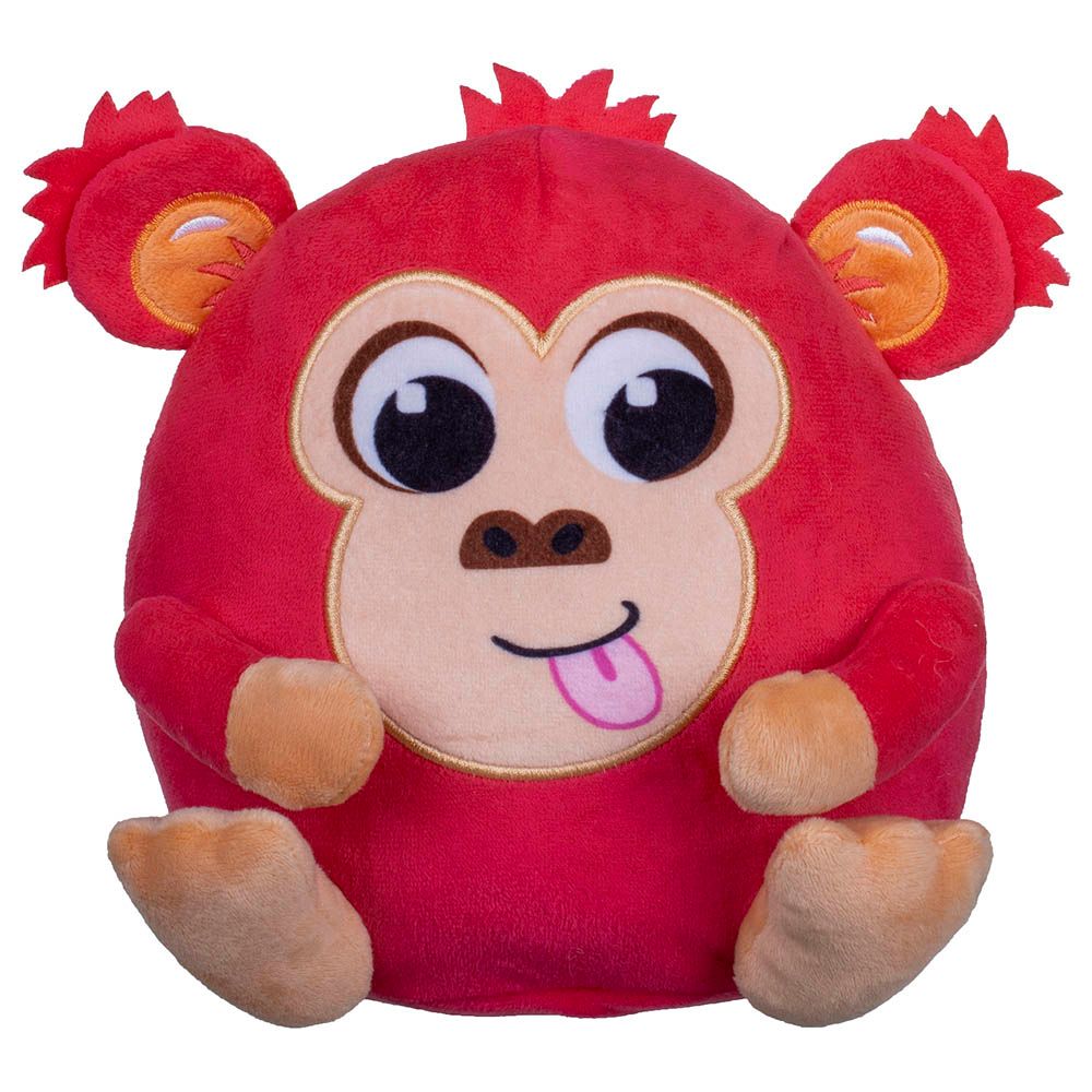 Golden Bear - Windy Bums Soft Toy - Monkey - Red