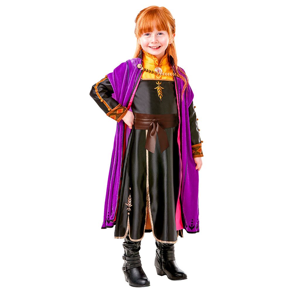 Rubie's - Frozen 2-Premium Anna Dress Black And Purple