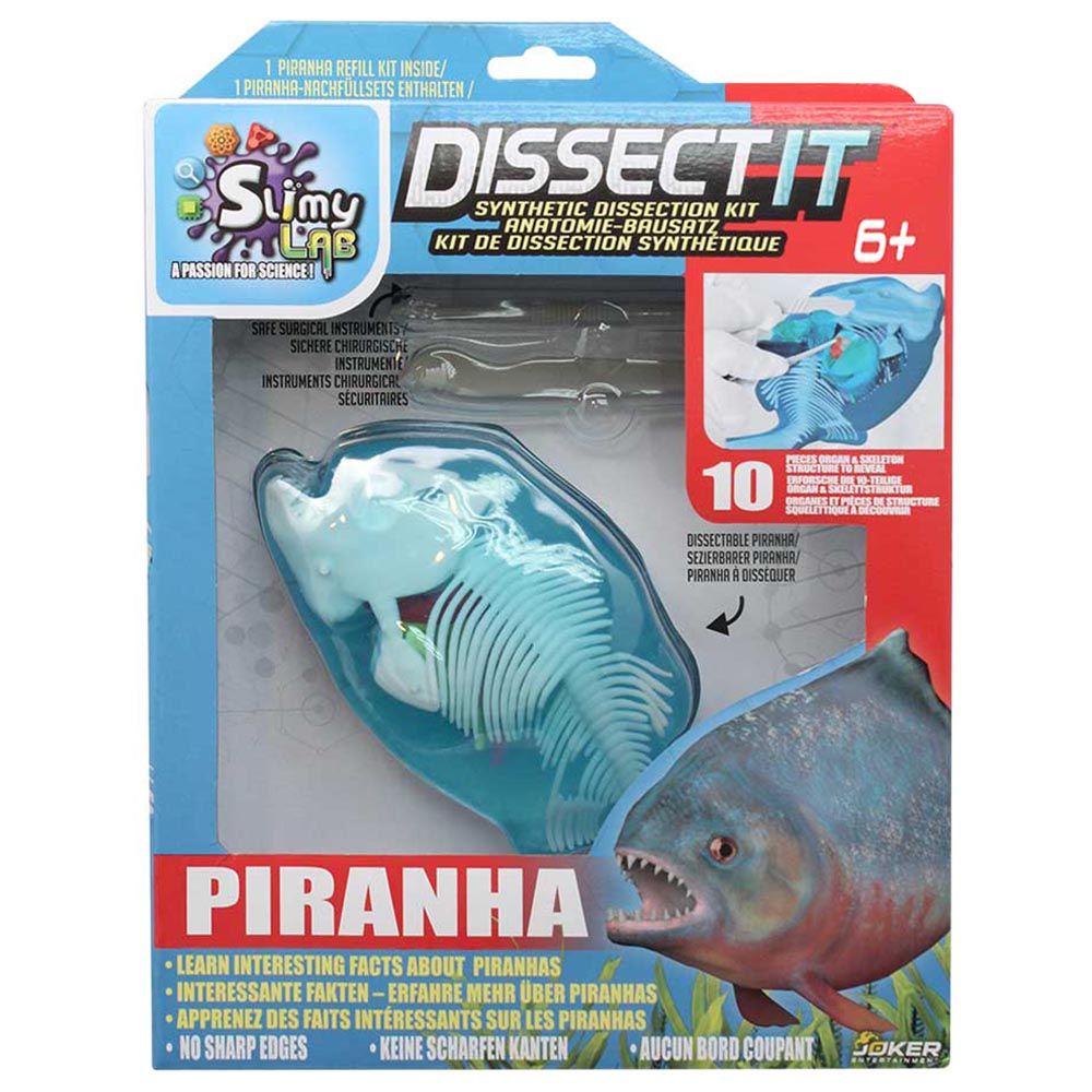 Slimy - Dissect It Piranha Experiment Stem Toy