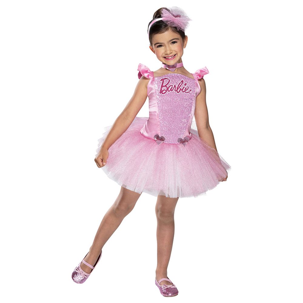 Rubies - Mattel Barbie Ballerina Child Costume - Pink