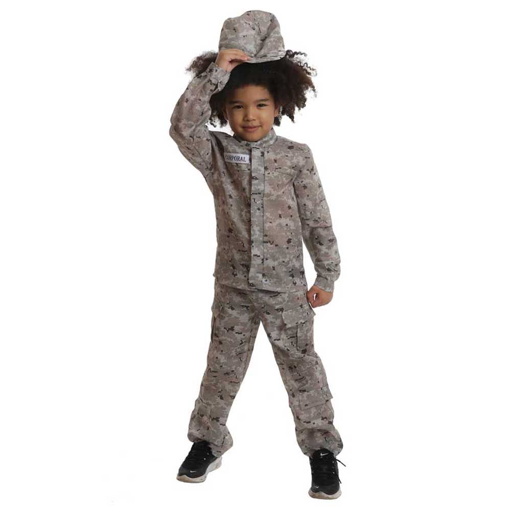 Mad Toys - Soldier Kids Professions Costumes - Grey