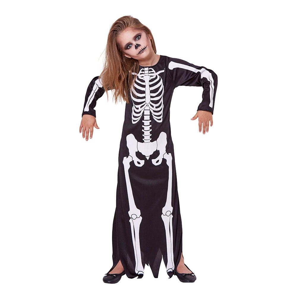 Mad Costumes - Skeleton Dress Kids Halloween Costume 