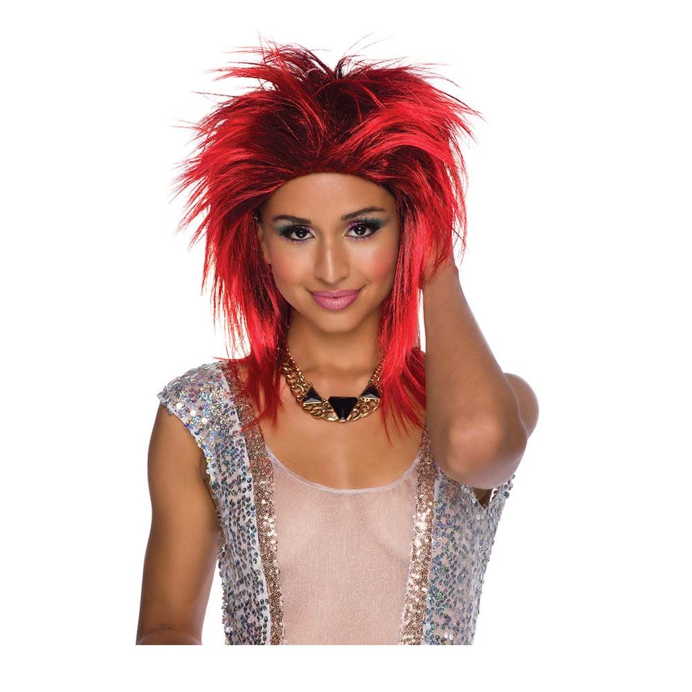 Bristol Novelty - Foxy Rocker Wig Kids Halloween Accessory - Red