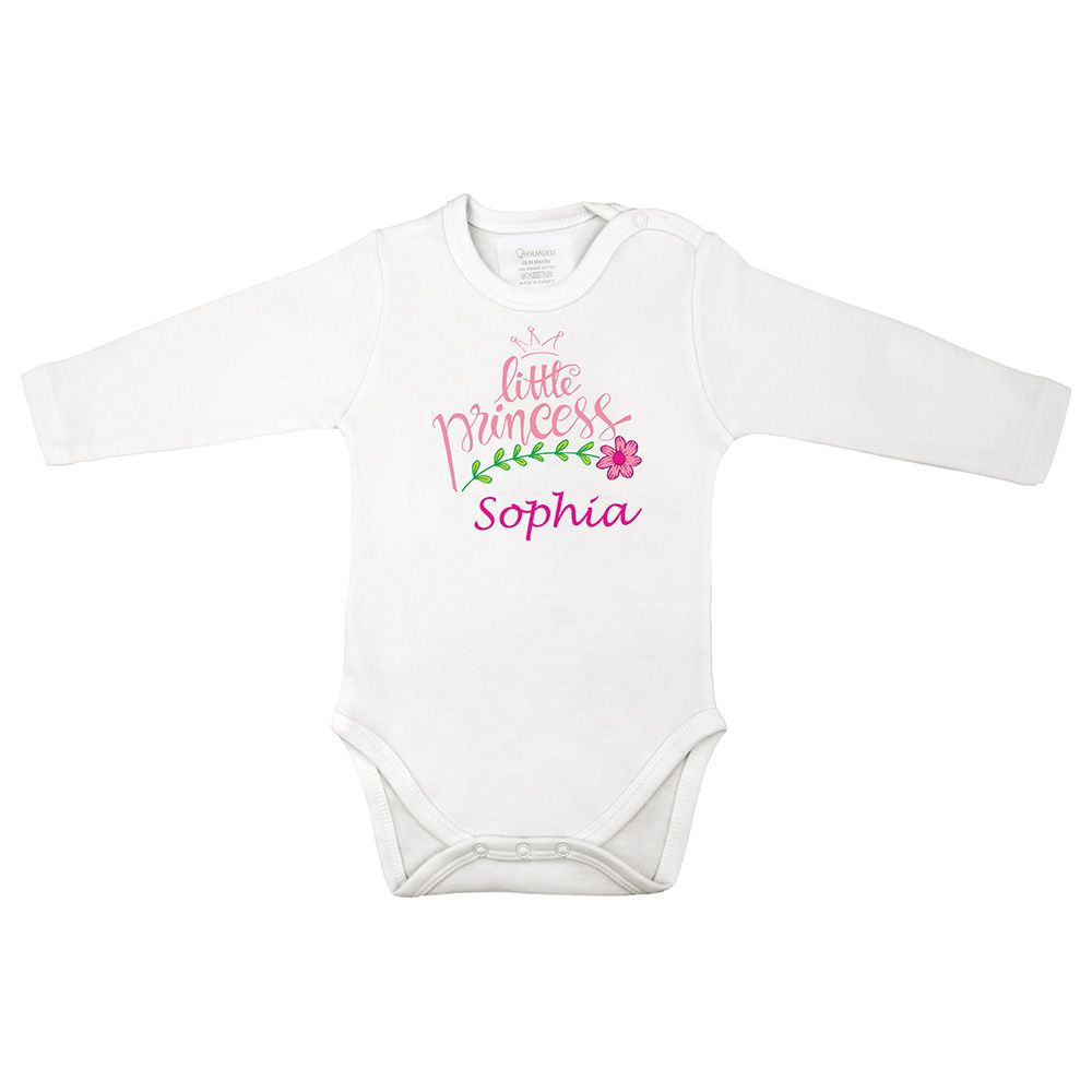 Mini Plum - Little Princess Personalized Baby Bodysuit