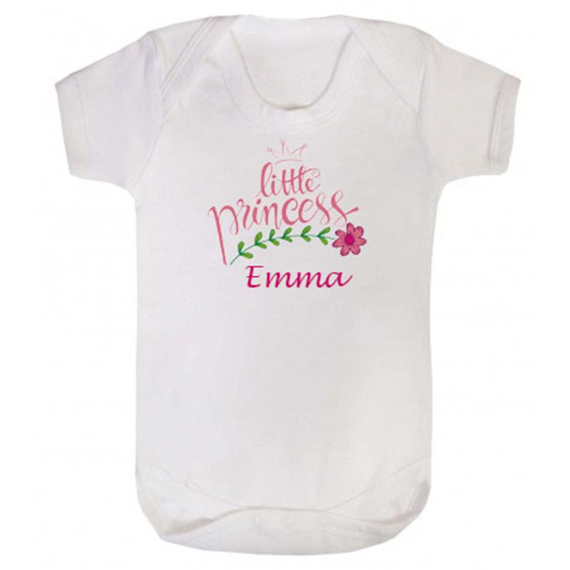 Mini Plum - Personalized Princess Pink Bodysuit