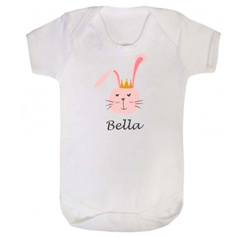 Mini Plum - Personalized Baby Rabbit Bodysuit