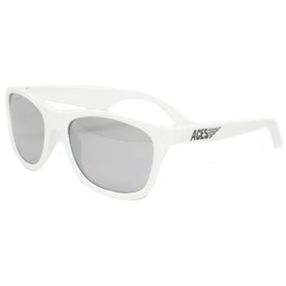 Babiators ACE Shades - Navigator White Mirrored Lenses