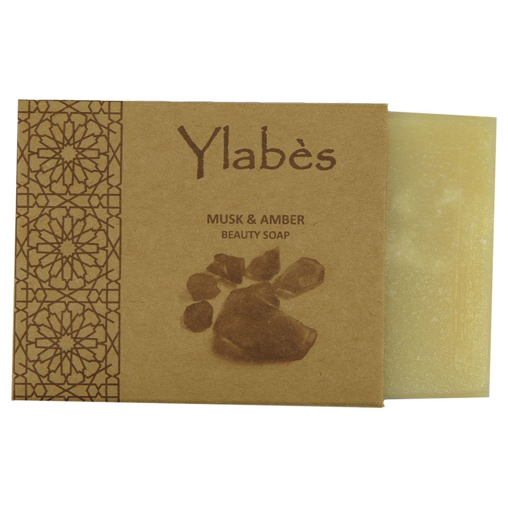 Ylabes - Musk & Amber Natural Organic Handmade Soap - 145g