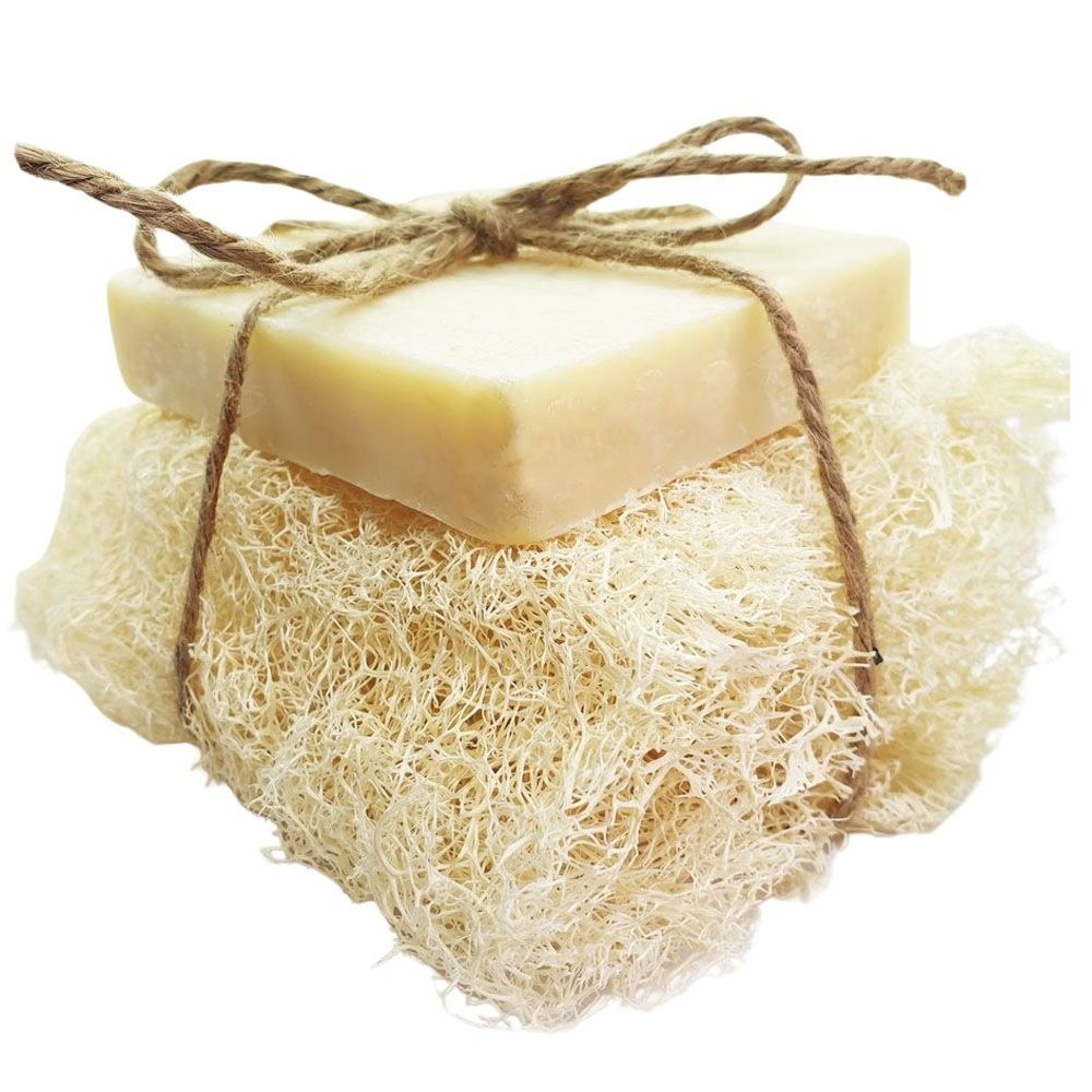 Ylabes - Loofah with Musk & Amber Natural Organic Handmade Soap - 145g