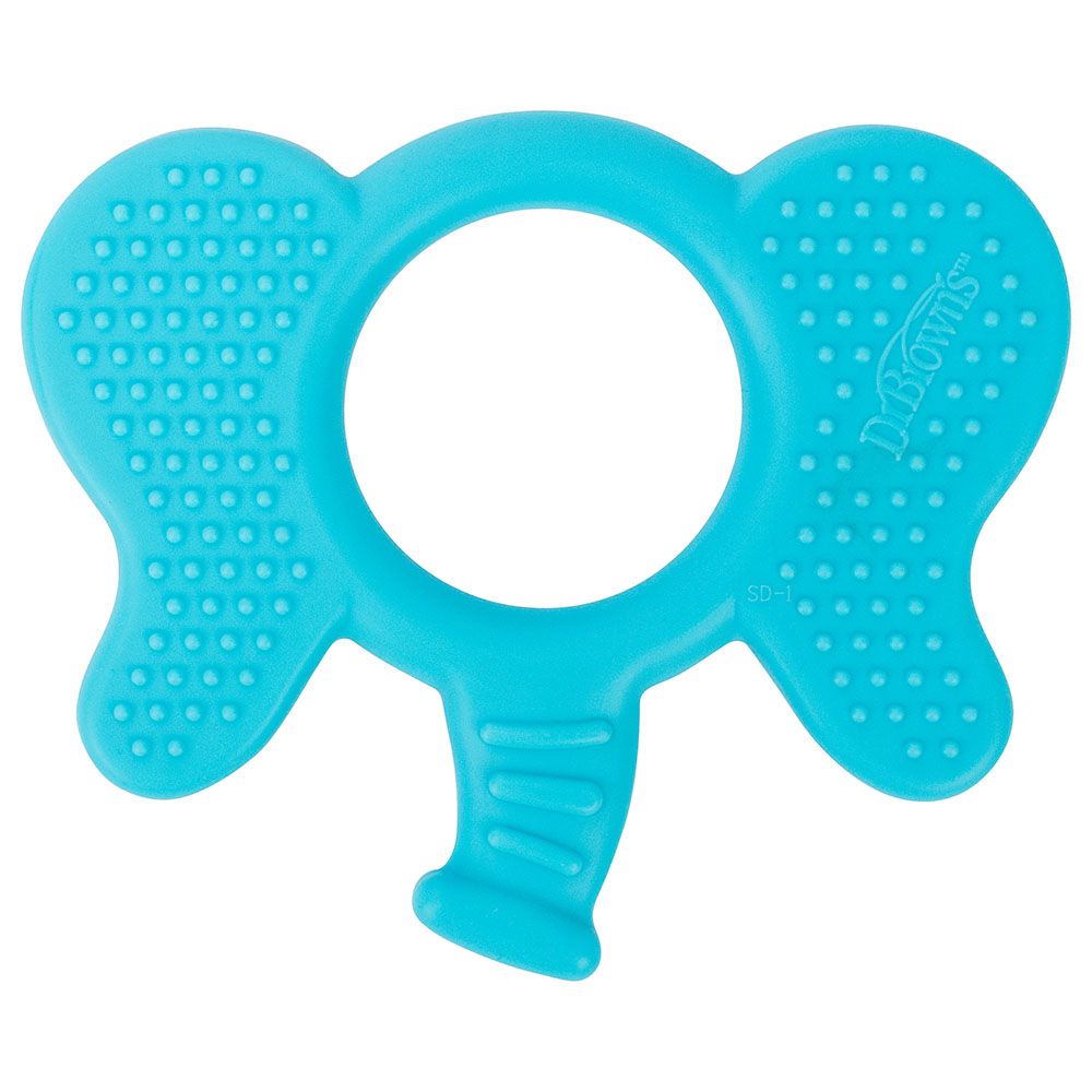 Dr. Brown's - Flexees Friends Elephant Teether - Blue