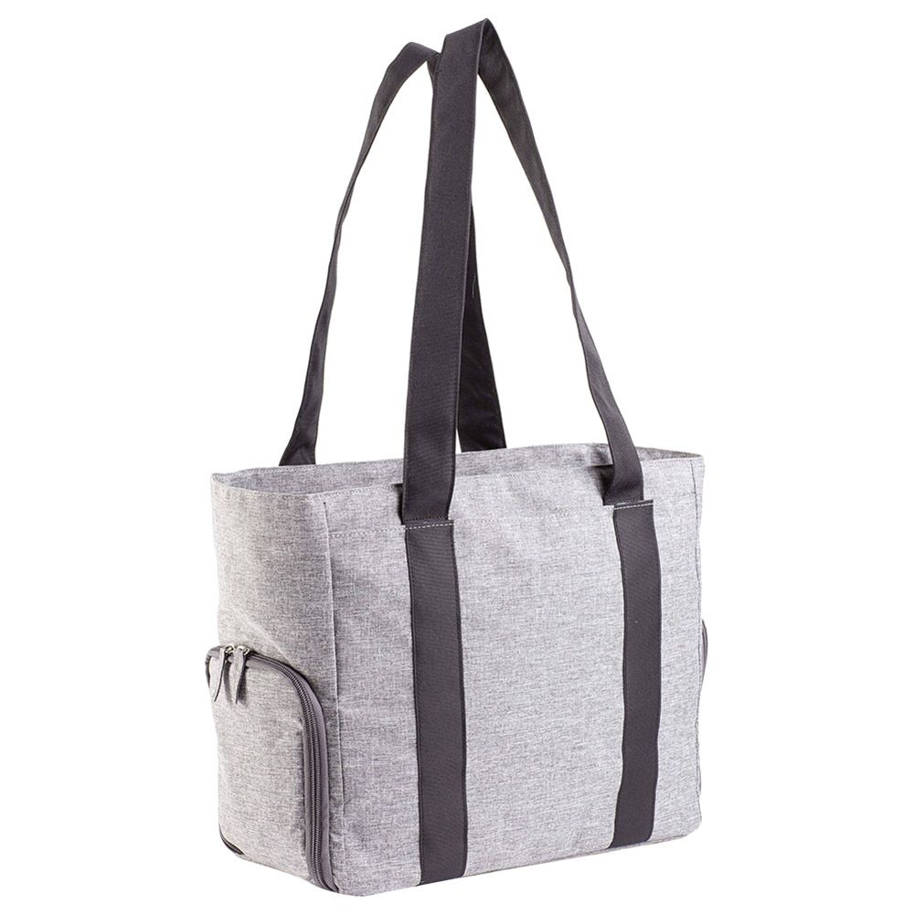 Dr. Brown's - Breast Pump Carryall Tote Bag For Web - Heather Grey