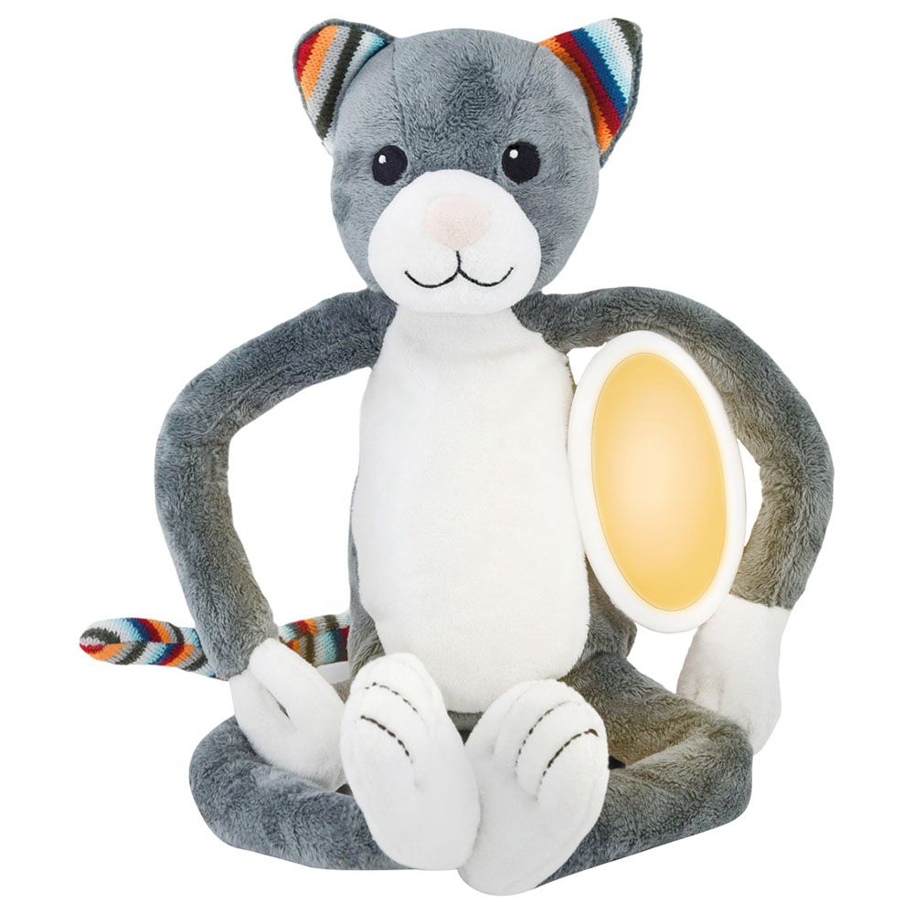 ZAZU - Katie the Cat Soft Toy Nightlight - Grey