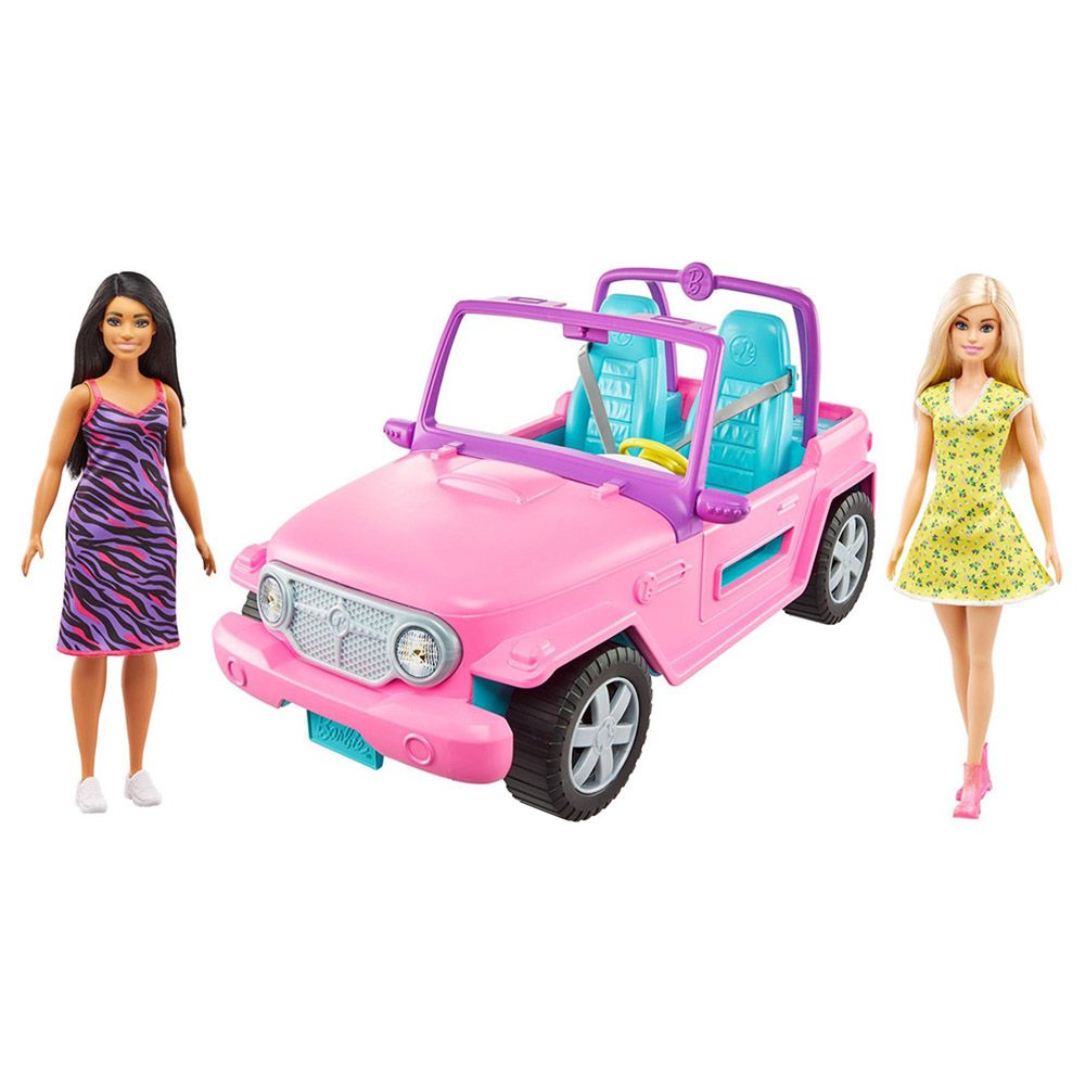 Barbie doll hotsell and vehicle