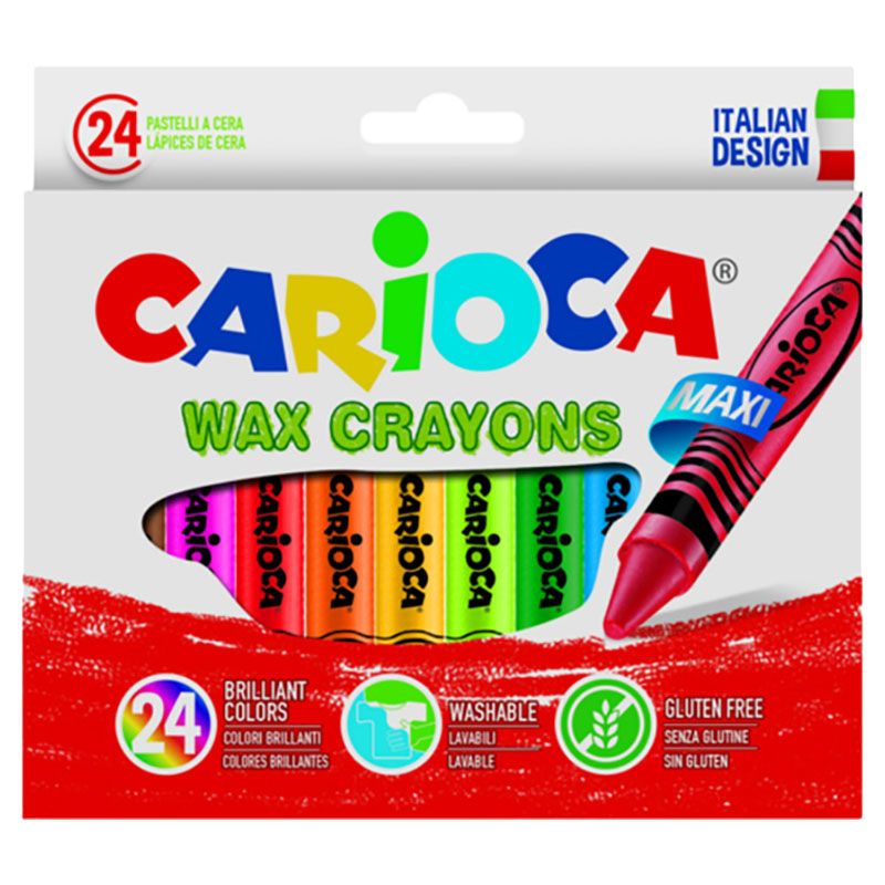 Carioca crayon de couleur Baby 3-en-1, couleurs assorties, 10
