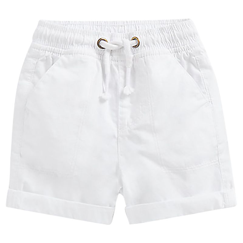 Girls black best sale and white shorts