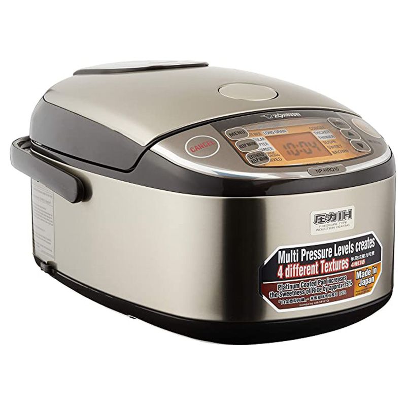 ZOJIRUSHI NS-ZCC18 Premium White Neuro Fuzzy 10 cups 1000W Rice Cooker &  Warmer 