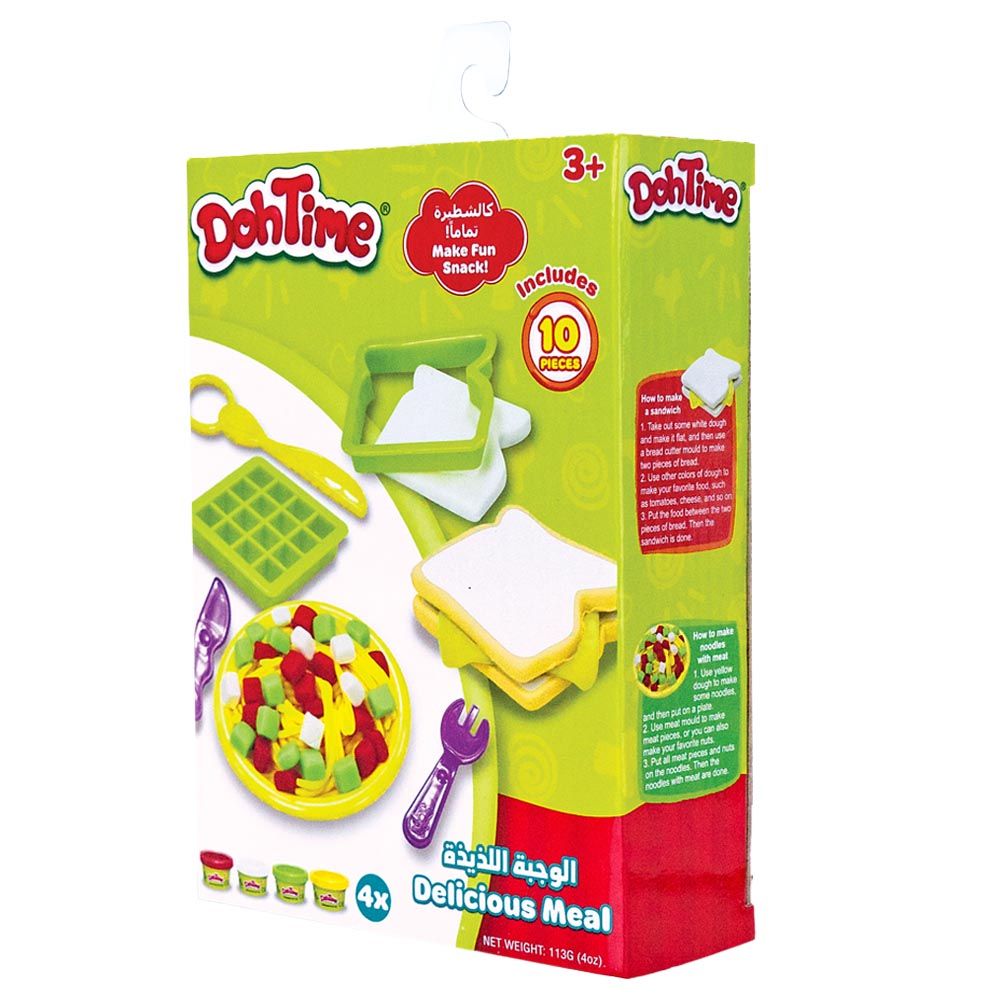 DohTime - Mini Delicious Meal Play Dough Set