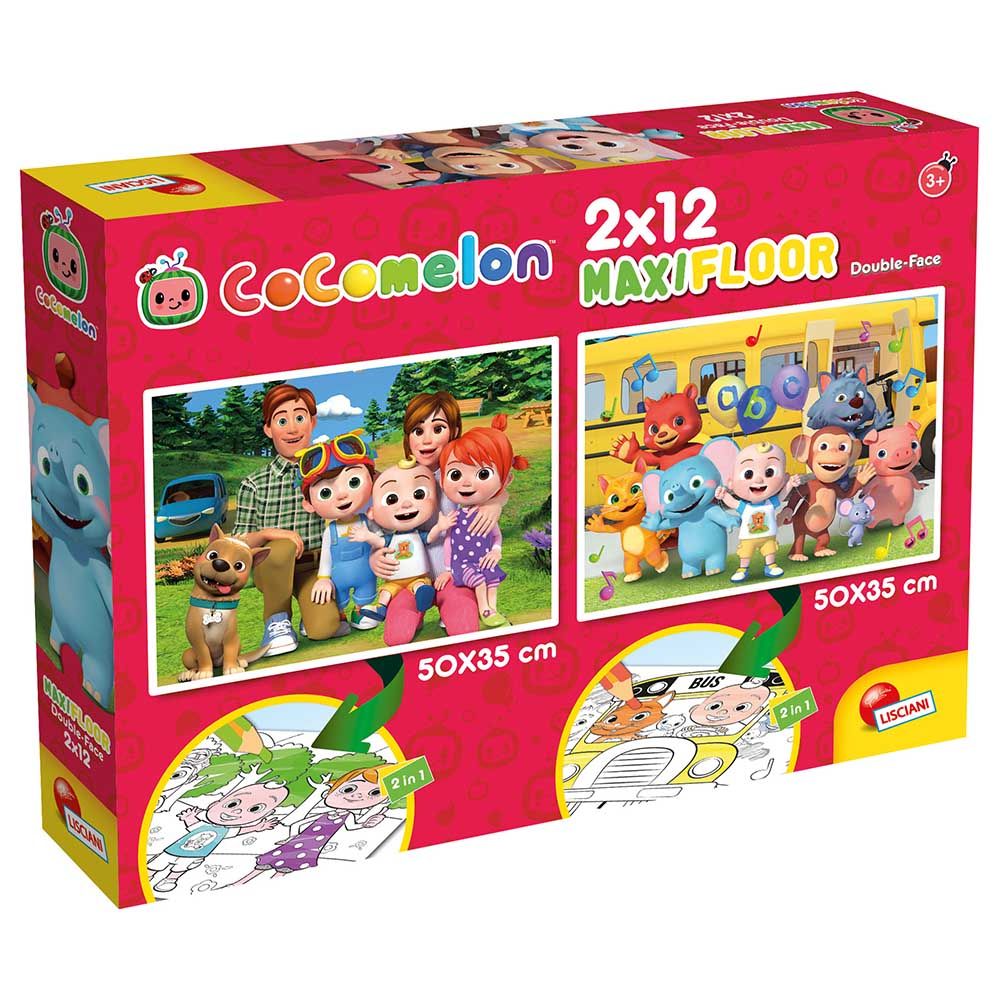 Puzzle Cocomelon 24 maxi pieces coloring book, 1 - 39 pieces