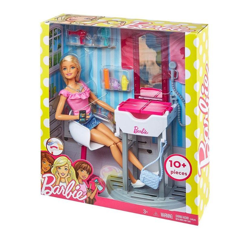 Barbie hair salon online playset