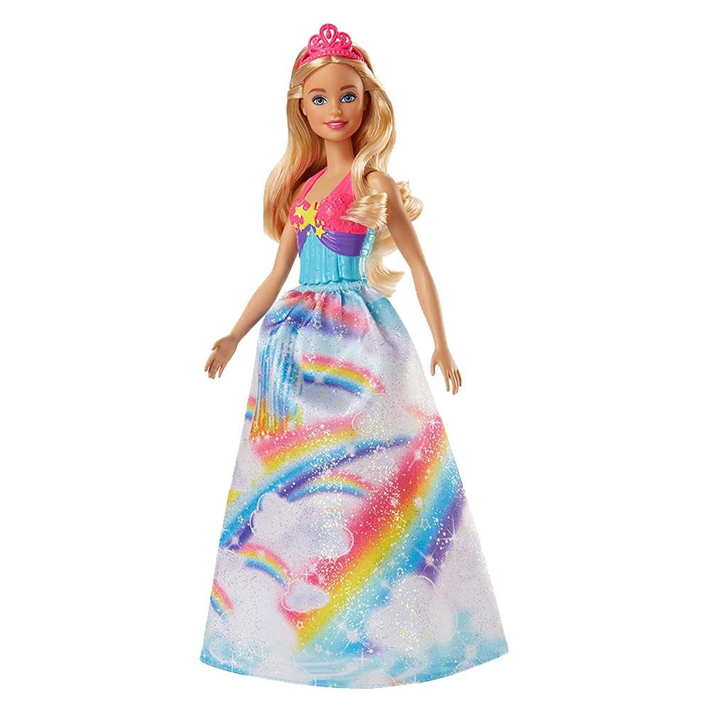 Barbie with store rainbow dress