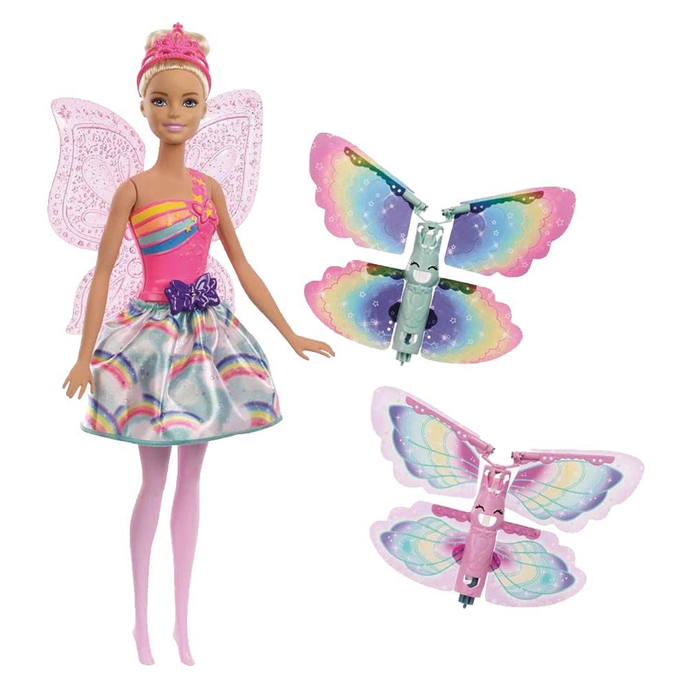 Barbie Dreamtopia Fairy Doll with Purple Hair, Removable Wings & Tiara  Accessory