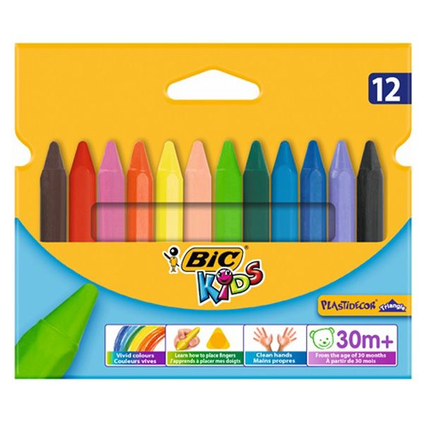 BIC Kids Coloring Kit with Coloring Markers, Pencils and Crayons, Reusable  Case, Assorted Colors, 36-Count
