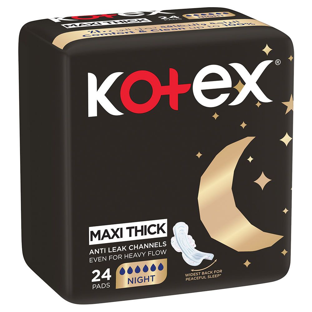 Kotex Ultra Night Time Extra Long Pads 7's, FREE Delivery