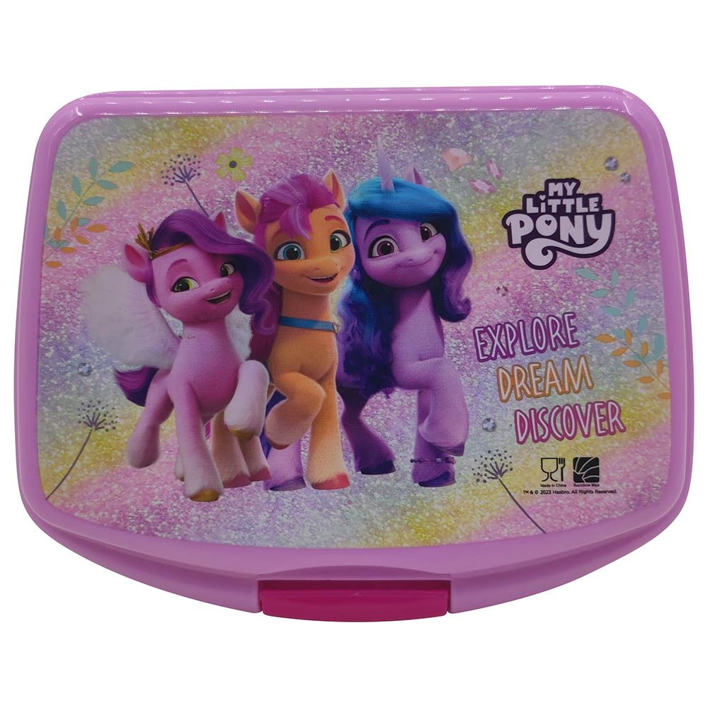 My Little Pony - Pp Lunch Box W/ Fork & Spoon