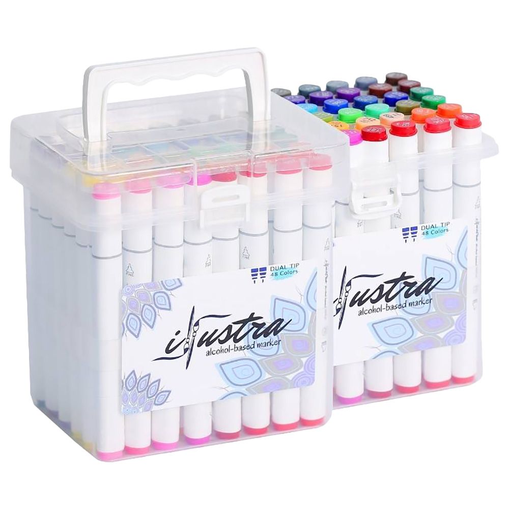 Sketch Markers 48 Color Dual-Tip Alcohol Marker Set