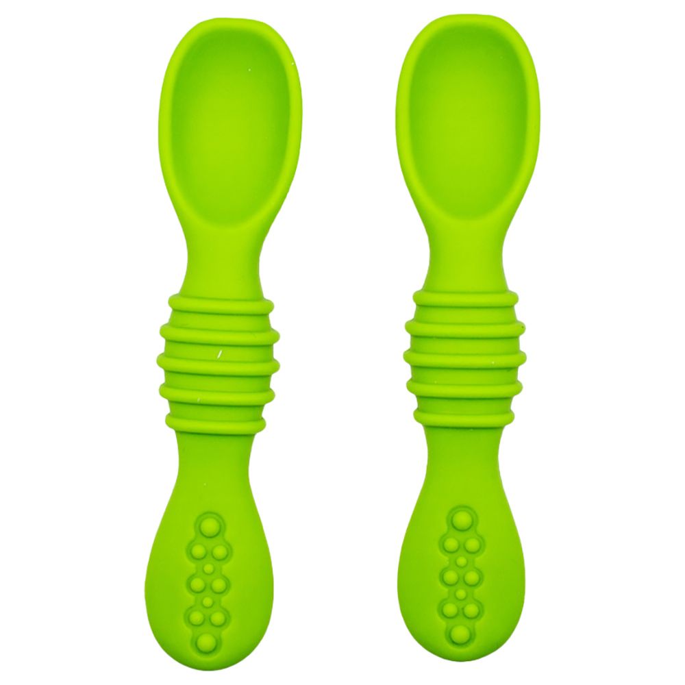 Silicone Baby Spoons First Stage Infant Feeding Spoon for Baby Led Weaning  BPA L