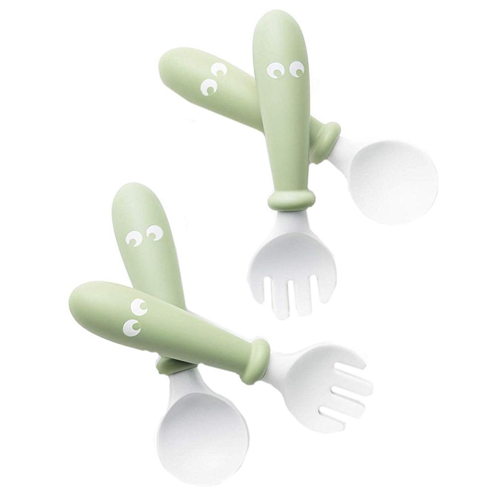 Mushie - Fork & Spoon - Ivory  Buy at Best Price from Mumzworld