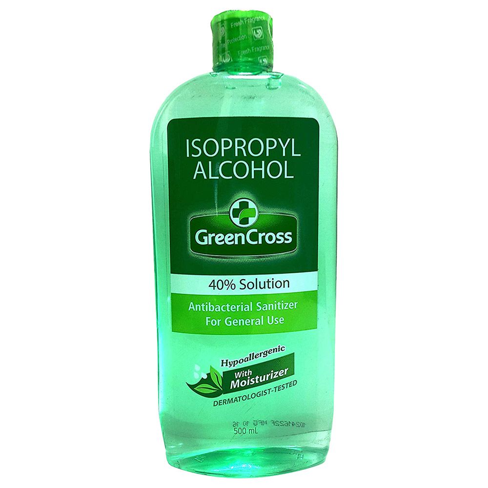 Green Cross Antiseptic Disinfectant 70% Isopropyl Alcohol 500ml