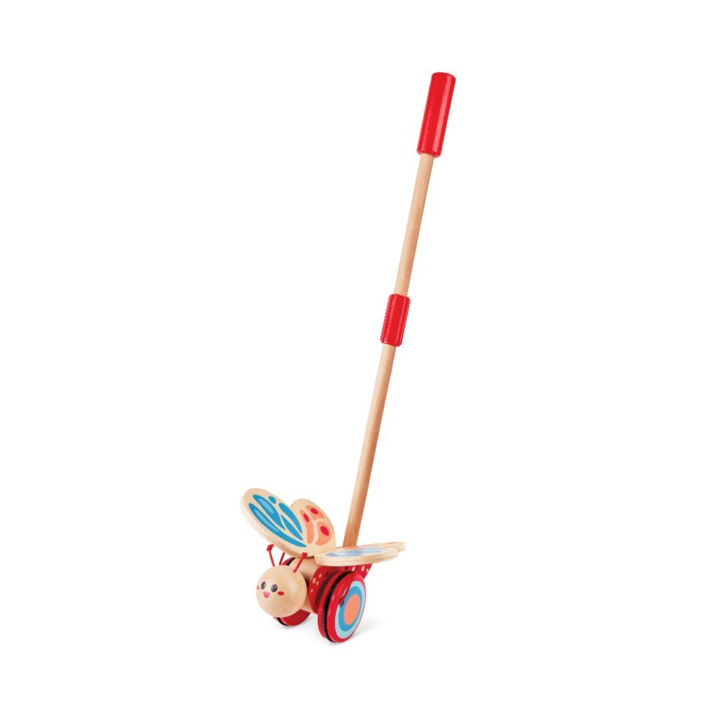 Hape butterfly cheap push toy