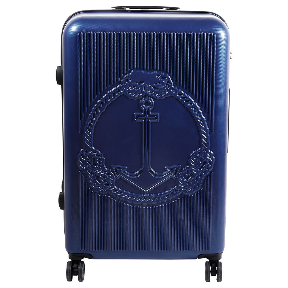 Blue suitcase deals