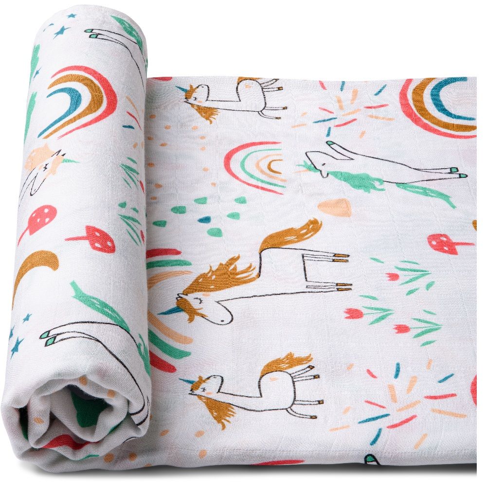 Unicorn sales swaddle blanket