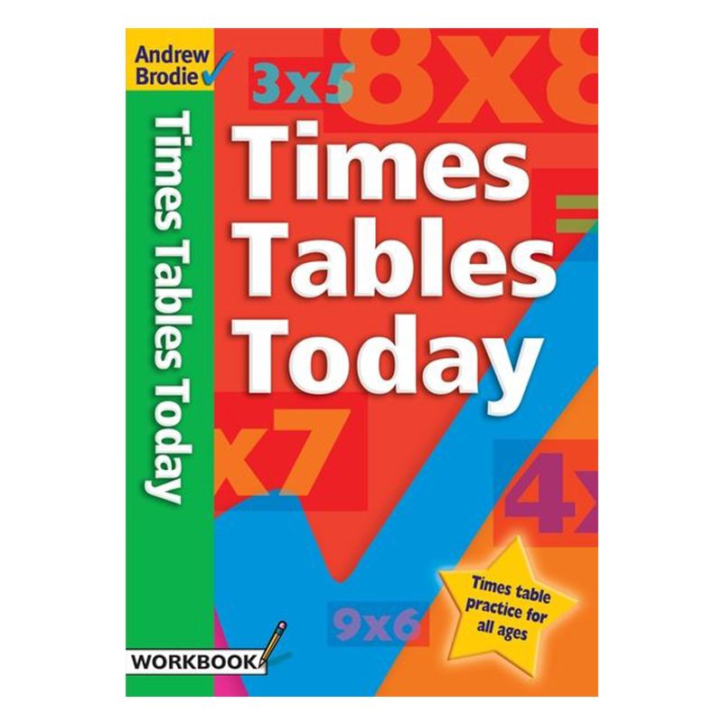 Andrew Brodie Times Tables Today Buy at Best Price from Mumzworld