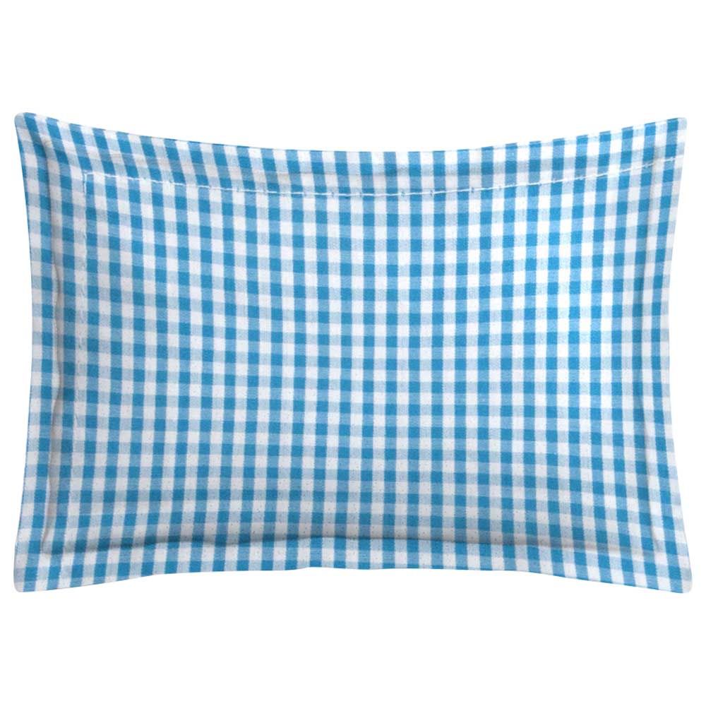 Blue store pillow cover